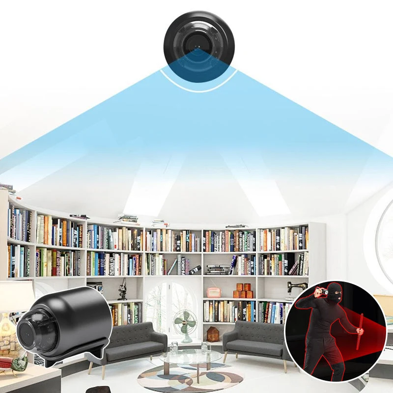 Mini WIFI-camera - 1080P HD - Visione Notturna - Rilevamento di Movimento