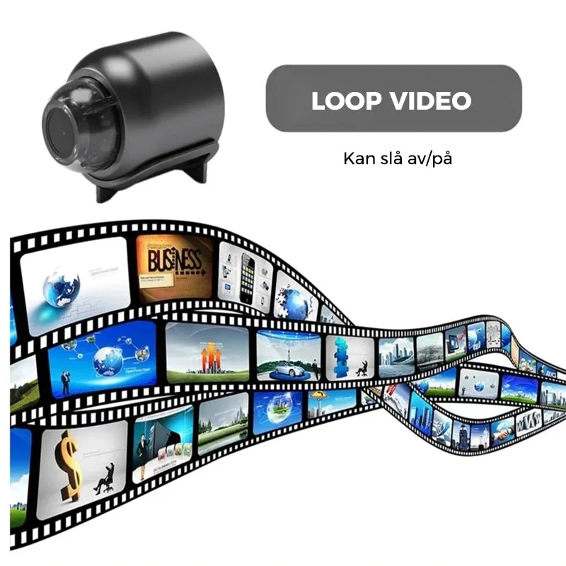 Mini WIFI-camera - 1080P HD - Visione Notturna - Rilevamento di Movimento