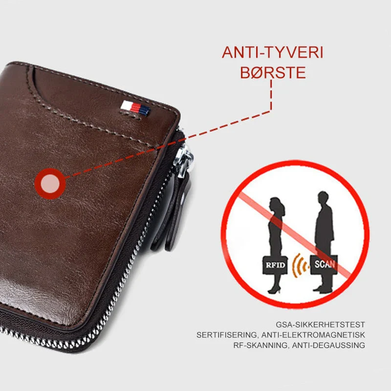 Portafoglio RFID per Uomini - Sicurezza e Stile | Design Vintage