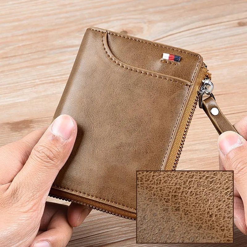 Portafoglio RFID per Uomini - Sicurezza e Stile | Design Vintage