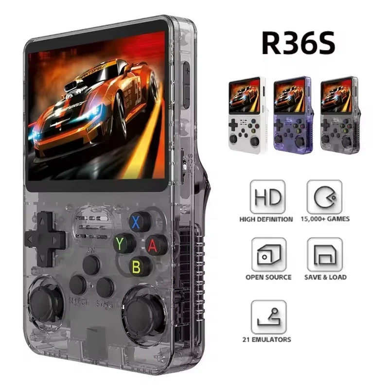 R36S Retro Console di Gioco - 128GB - Oltre 20 000 Giochi