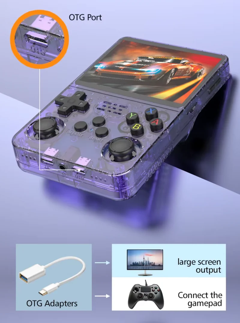 R36S Retro Console di Gioco - 128GB - Oltre 20 000 Giochi