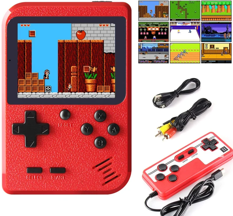 Console di gioco retro - 400 giochi | Portatile e collegamento TV