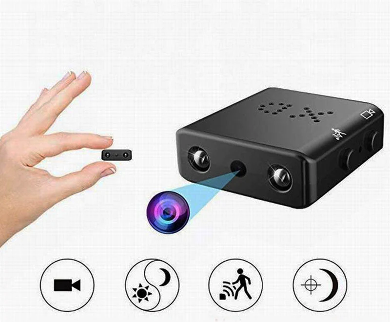 Mini HD Telecamera con Audio per Sorveglianza e Sicurezza Discreta