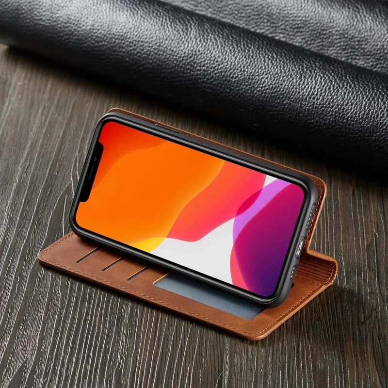 Custodia Magnetica per iPhone in Pelle Premium per Uomini e Donne