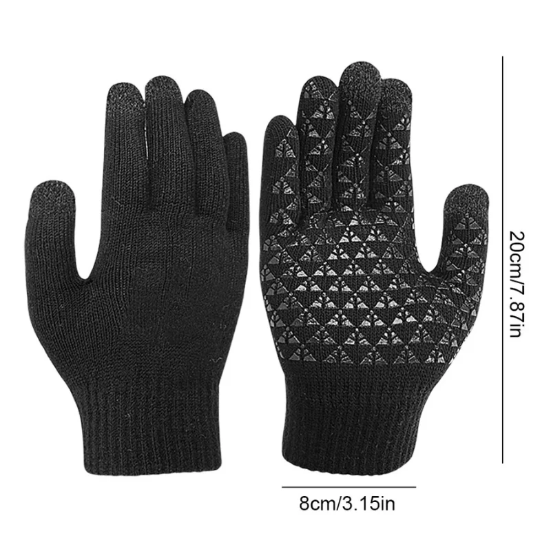 Lia – Gants Élégants à Paume Texturée avec Doigts Compatibles Écran Tactile
