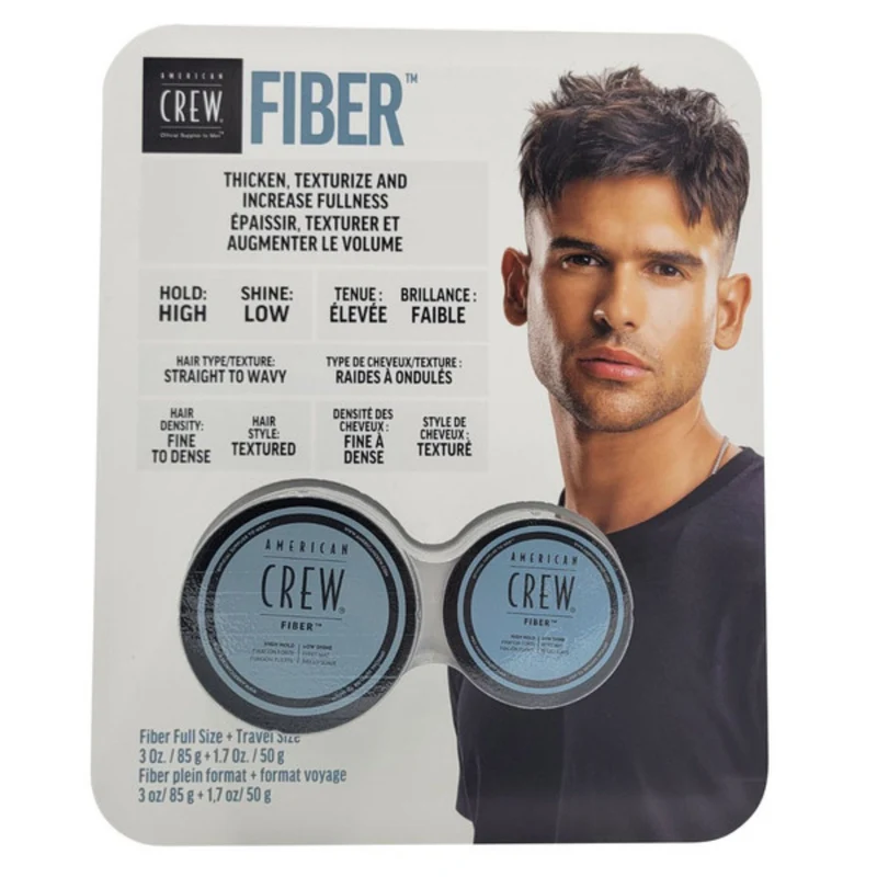 AMERICAN CREW - Paquet de 2 Cires Coiffantes Fiber