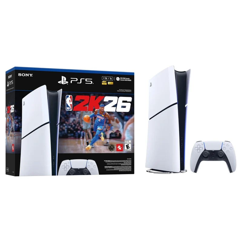 SONY - Ensemble PlayStation 5 Édition Numérique 1 To NBA 2K26