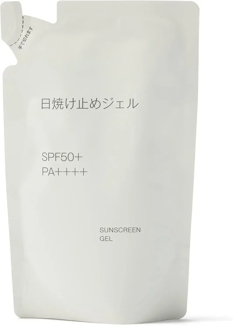 Muji Sunscreen Gel Refill SPF50 PA++++ 120mL for Face & Body