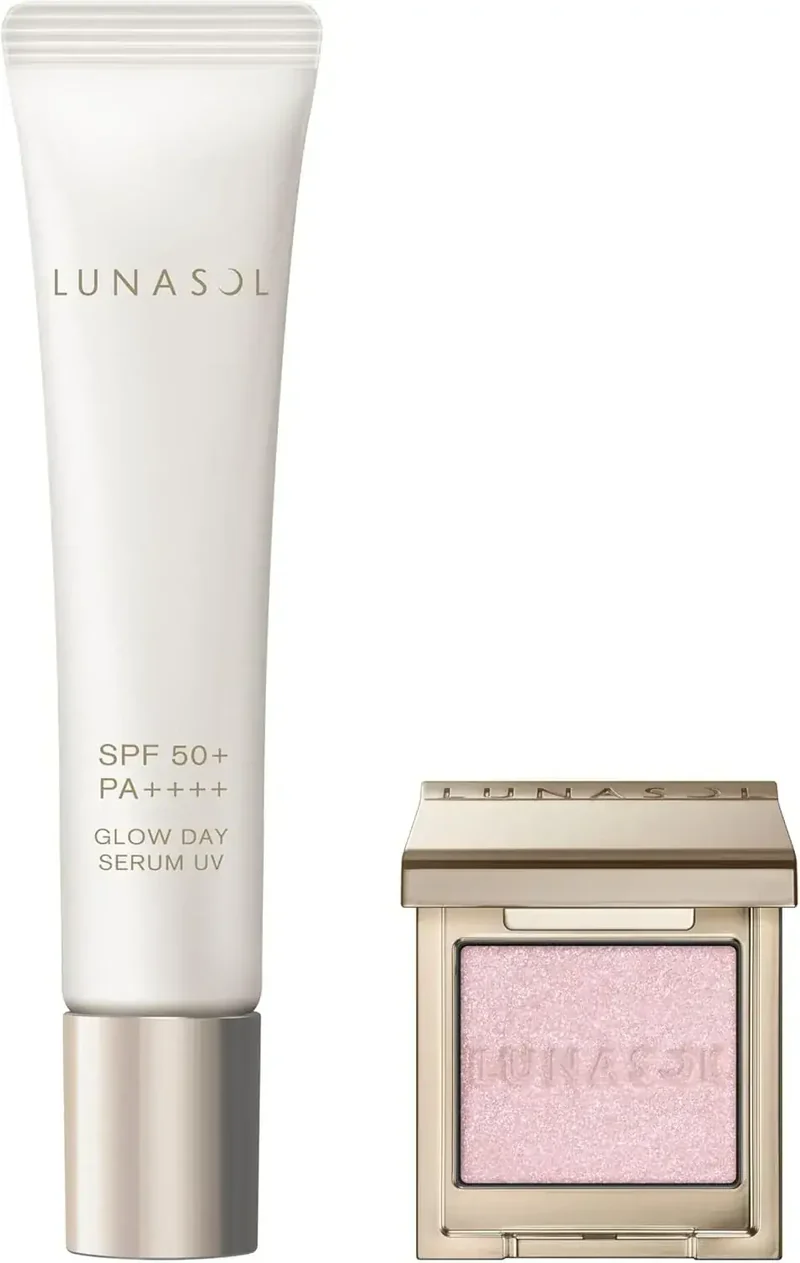 Lunasol Glow Day Serum UV Limited Kit Half Size 15g Special Shade
