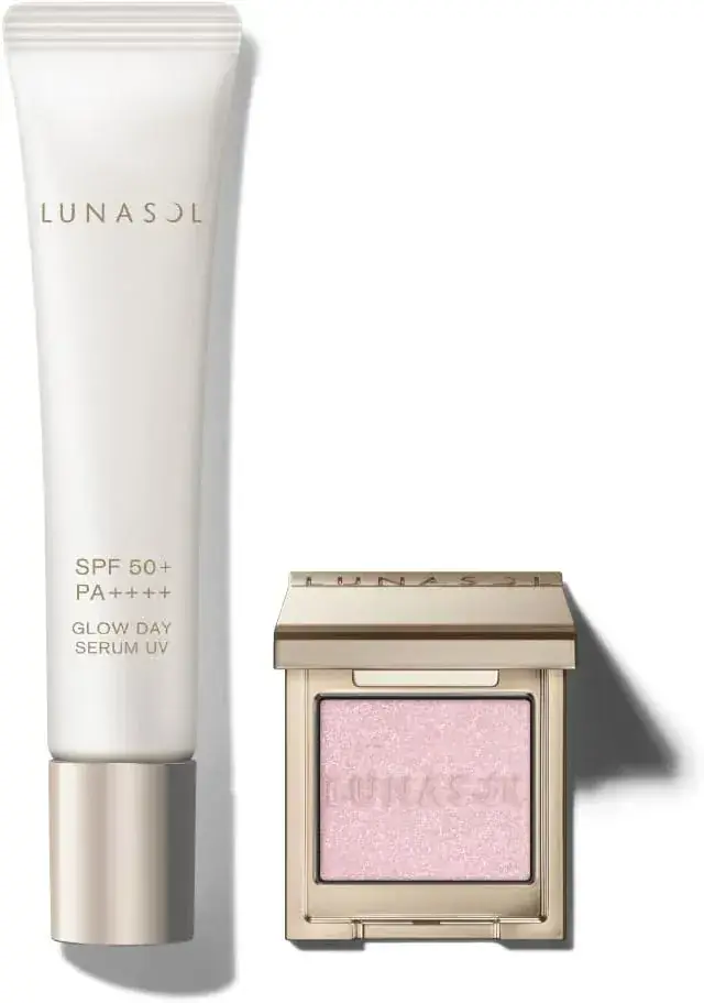 Lunasol Glow Day Serum UV Limited Kit Half Size 15g Special Shade