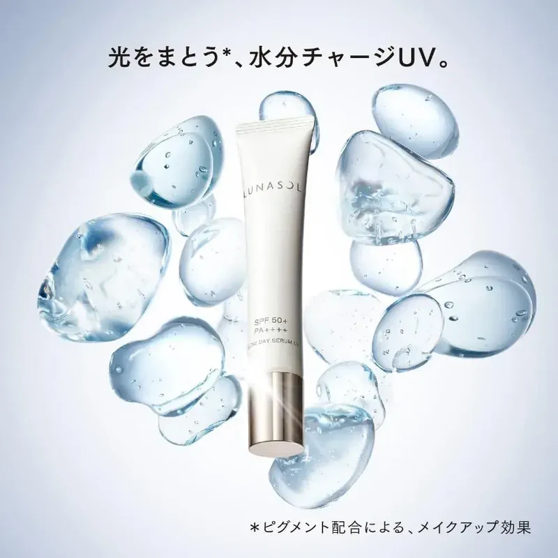 Lunasol Glow Day Serum UV Limited Kit Half Size 15g Special Shade