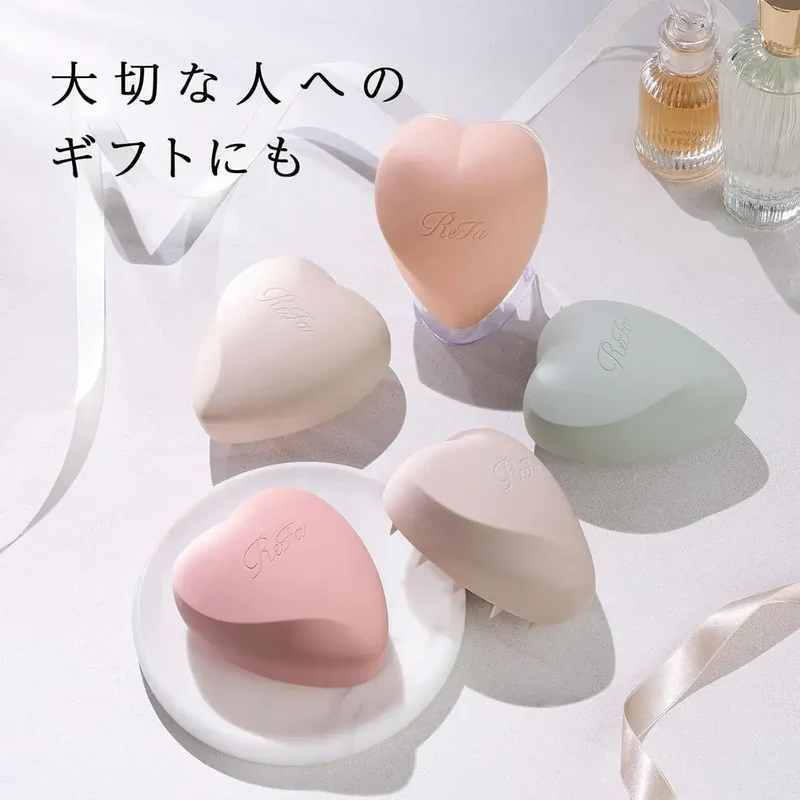 ReFa HEART BRUSH Scalp Hair Brush - Massage & Care Tool