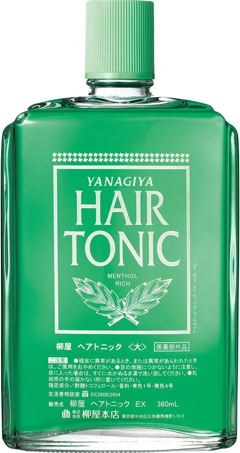 Yanagiya Honten Hair Scalp Tonic Large 360ml for Healthy Hair
