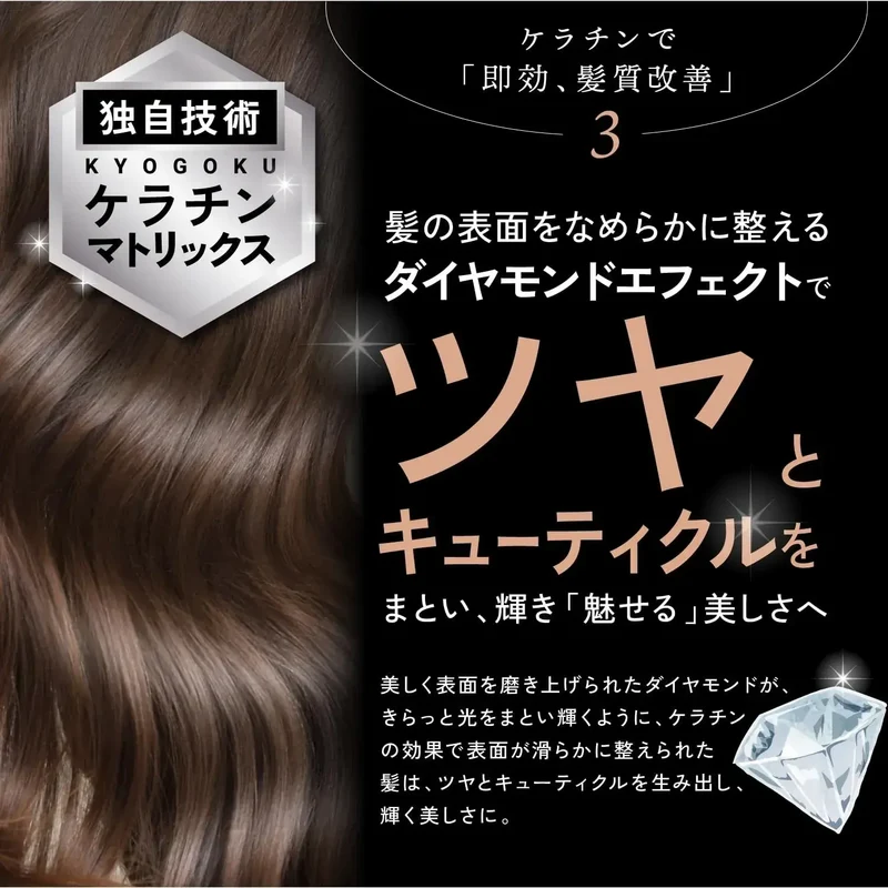 Kyogoku Keratin Hair Shampoo Organic Natural Silicone-Free 200ml