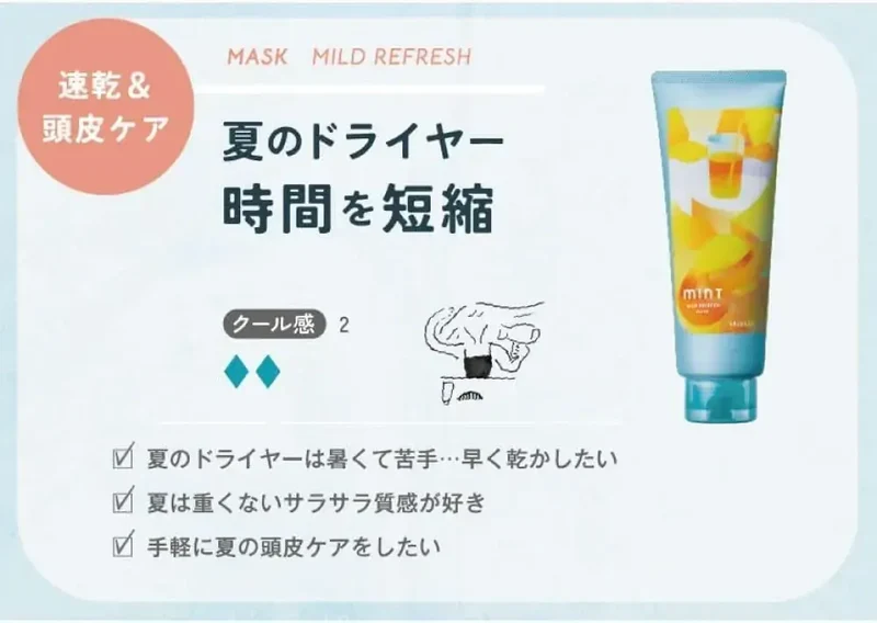 Arimino Mint Mask Mild Refresh Hair Treatment 19.7 oz 550g