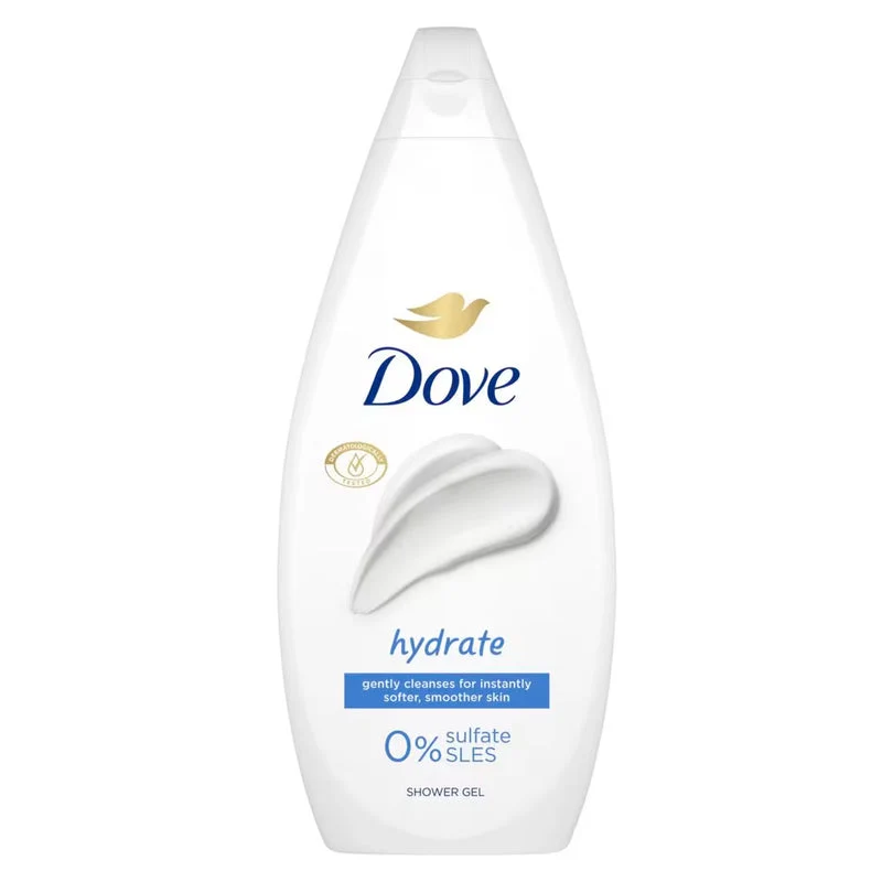 Dove Essential Hydrate Douchegel 450ml x 6