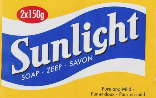 Sunlight huishoudzeep 12x 150 gram