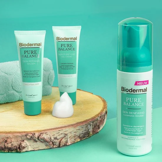 Biodermal Pure Balance Skin Renewing Cleansing Mousse - gezichtsreiniging - Gezichtsreinigings mousse - 150ml