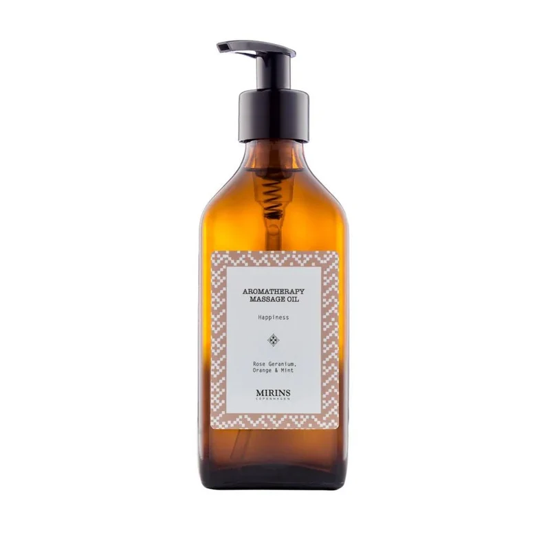 Massage Oil Happiness - Rose Geranium, Orange & Mint 200 ml