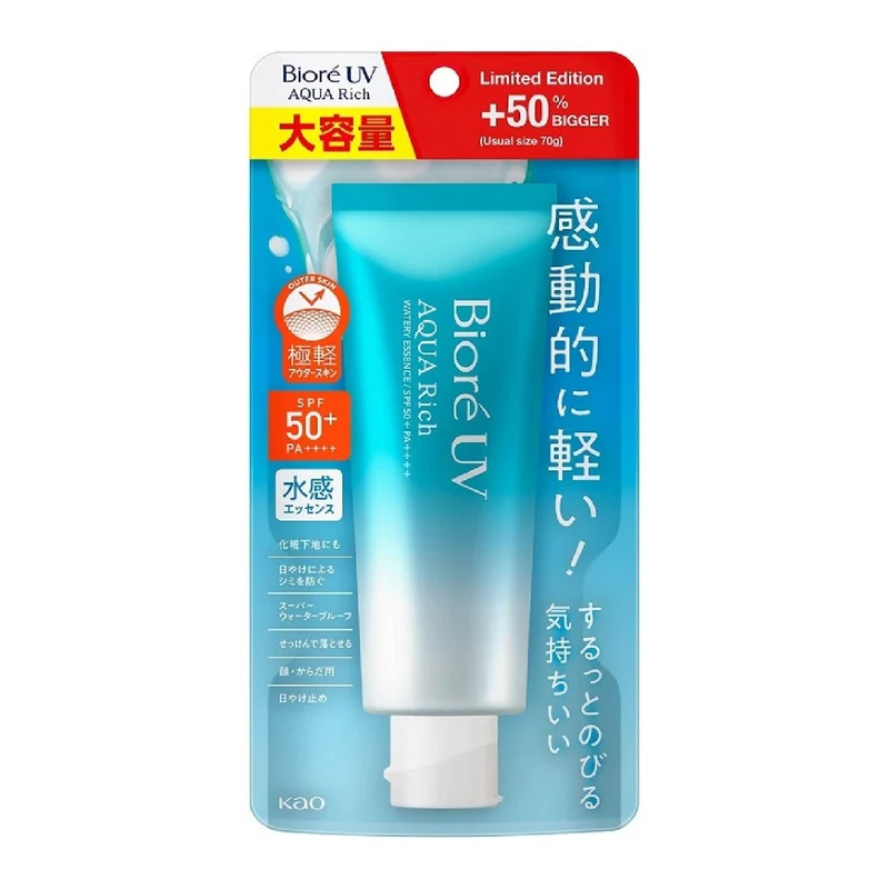Biore UV Aqua Rich Watery Essence SPF50+ PA++++ 105g UV Sunscreen