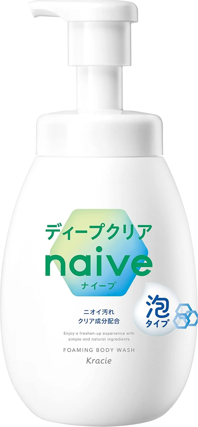 Shintech Kracie Naive Moist Foam Body Wash Pump 600ml