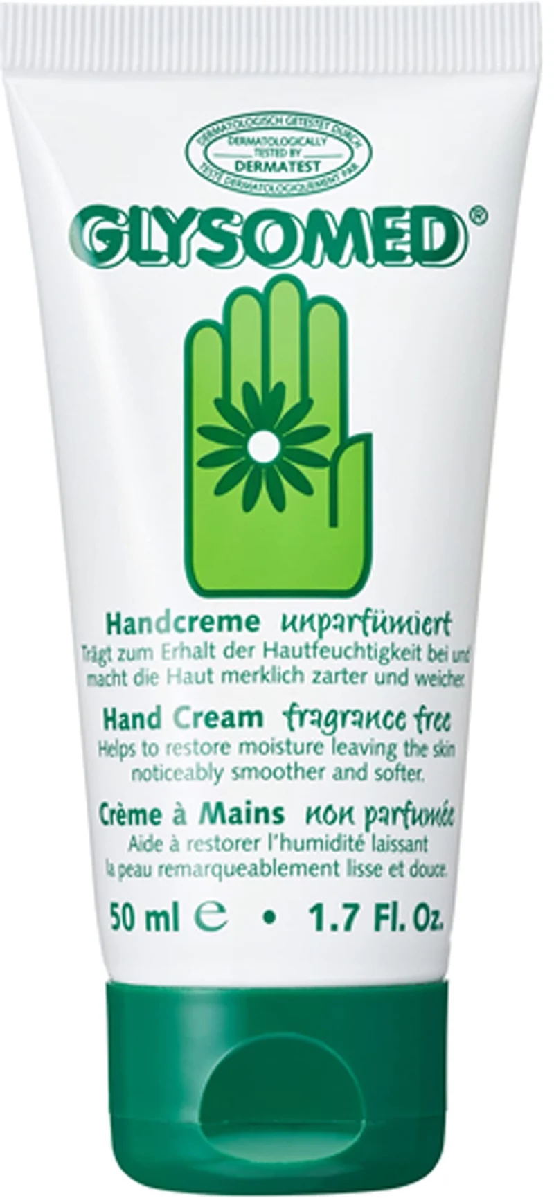 Glysomed Hand Cream Fragrance-Free 50ml | Moisturizing Dry Housework Hand Care
