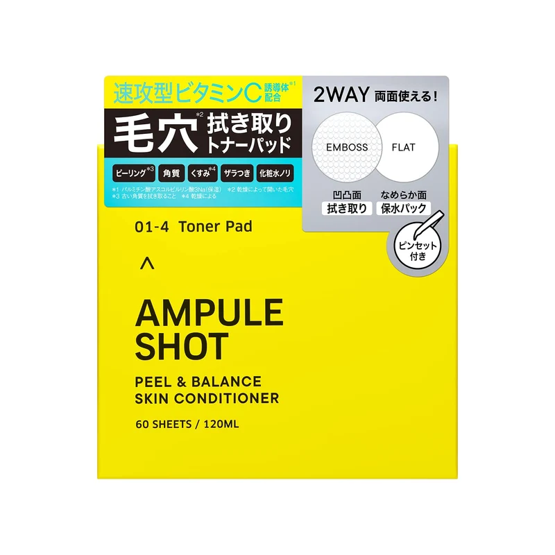 Ampule Shot Peel Balance Toner Pad Skin Conditioner Fresh Moisture