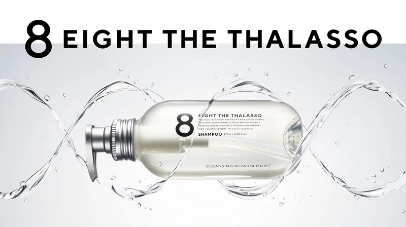 Eight The Thalasso Silicone-Free Moist Shampoo 475Ml Aqua White Floral Scent