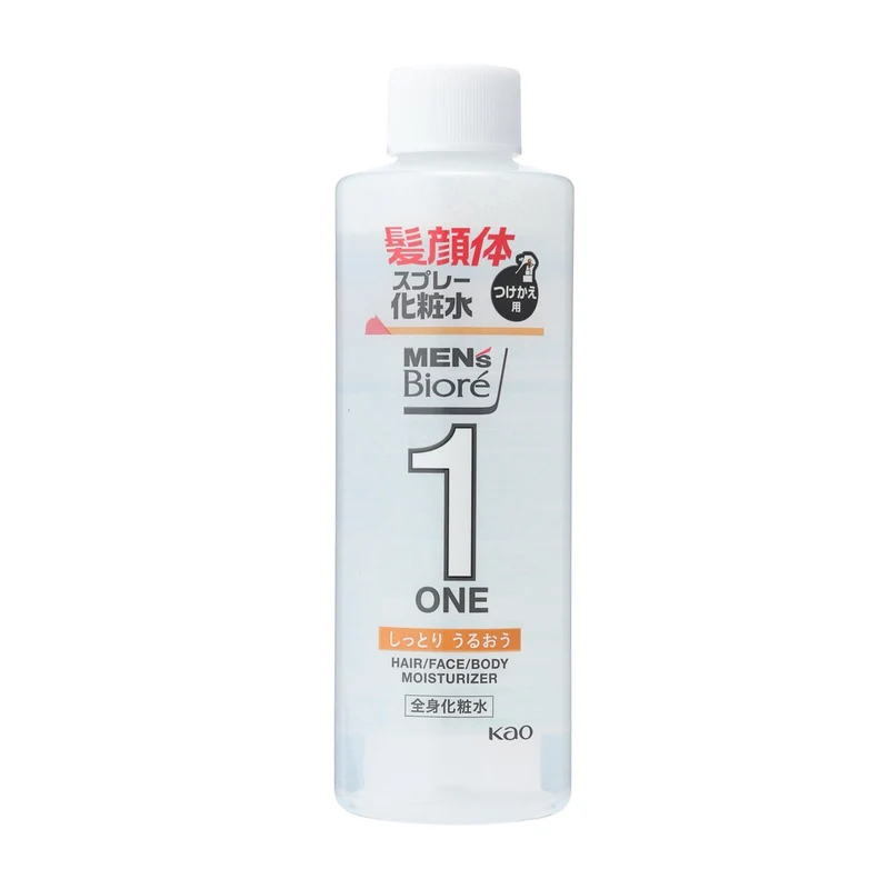 Mens Biore ONE Moisturizing Body Lotion Spray Refill 200ml Relax Savon