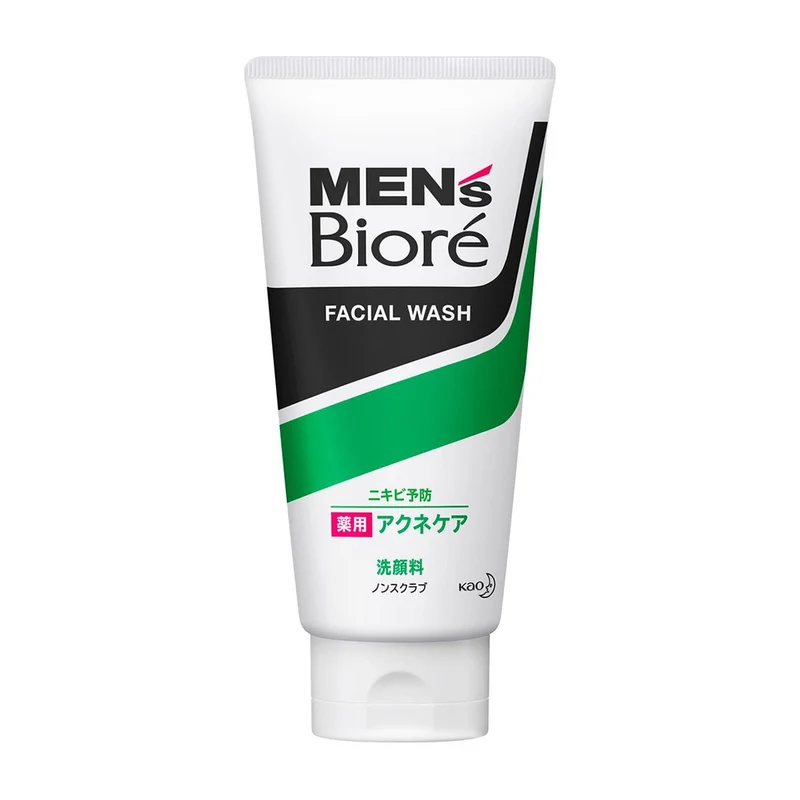 Mens Biore Acne Care Face Wash Citrus Herb Scent 130g
