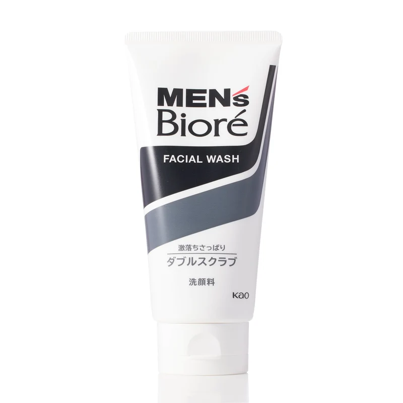 Mens Biore Double Scrub Face Wash 130g