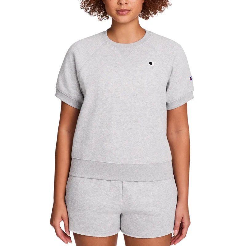 CHAMPION - Chandail à Manches Courtes en Molleton pour Femme