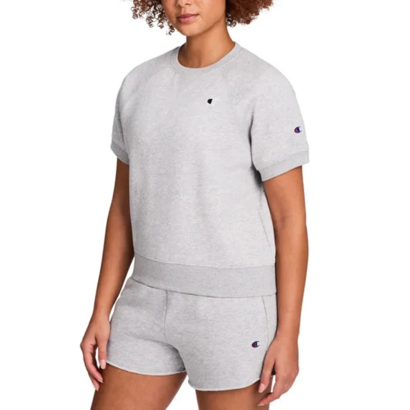 CHAMPION - Chandail à Manches Courtes en Molleton pour Femme