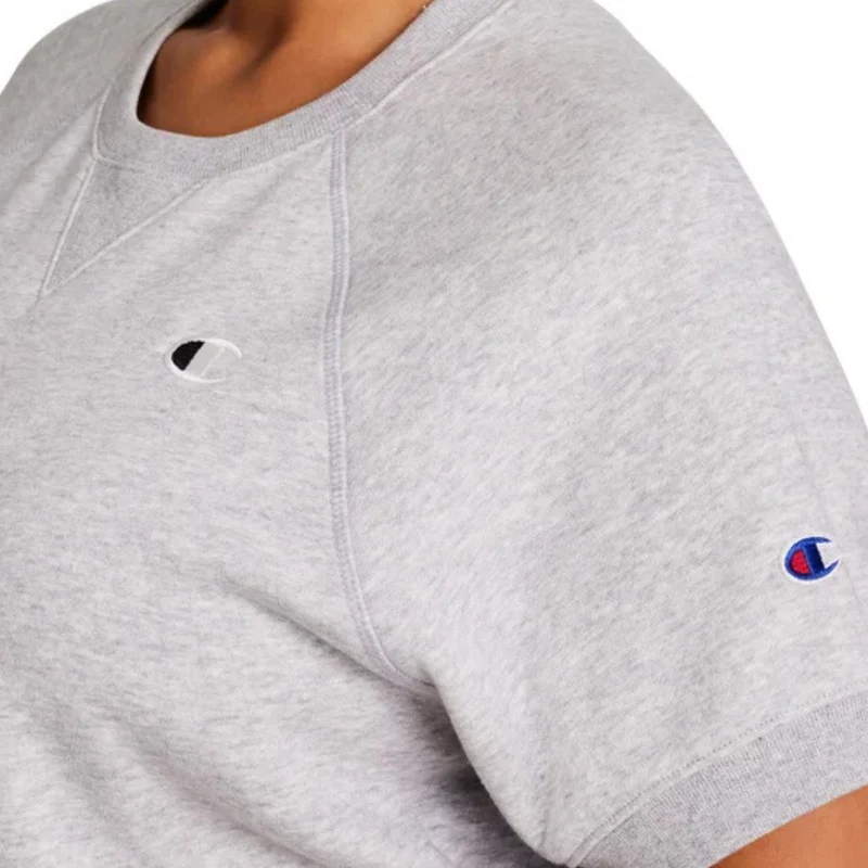 CHAMPION - Chandail à Manches Courtes en Molleton pour Femme
