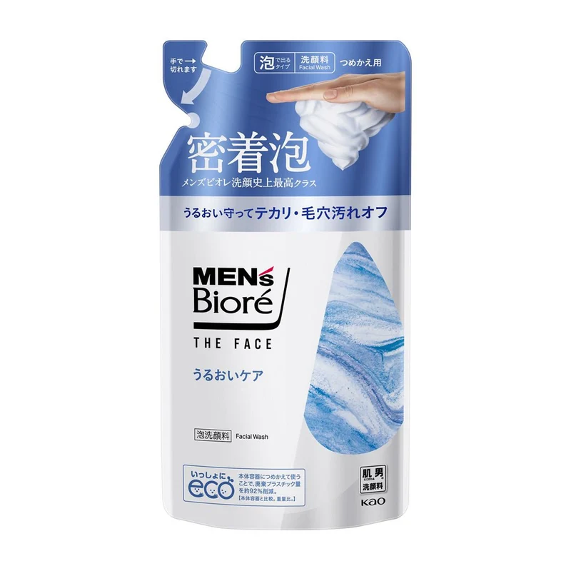 Mens Biore The Face Moisture Care Refill Musk Scent 170ml