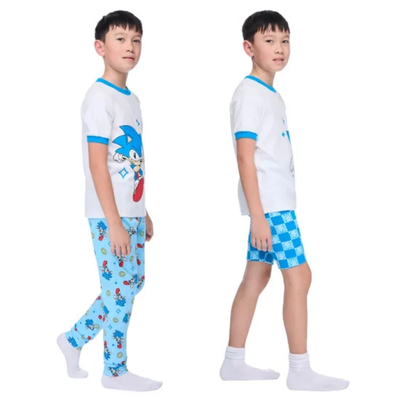 SONIC - Ensemble Pyjama 3 Pièces pour Enfant