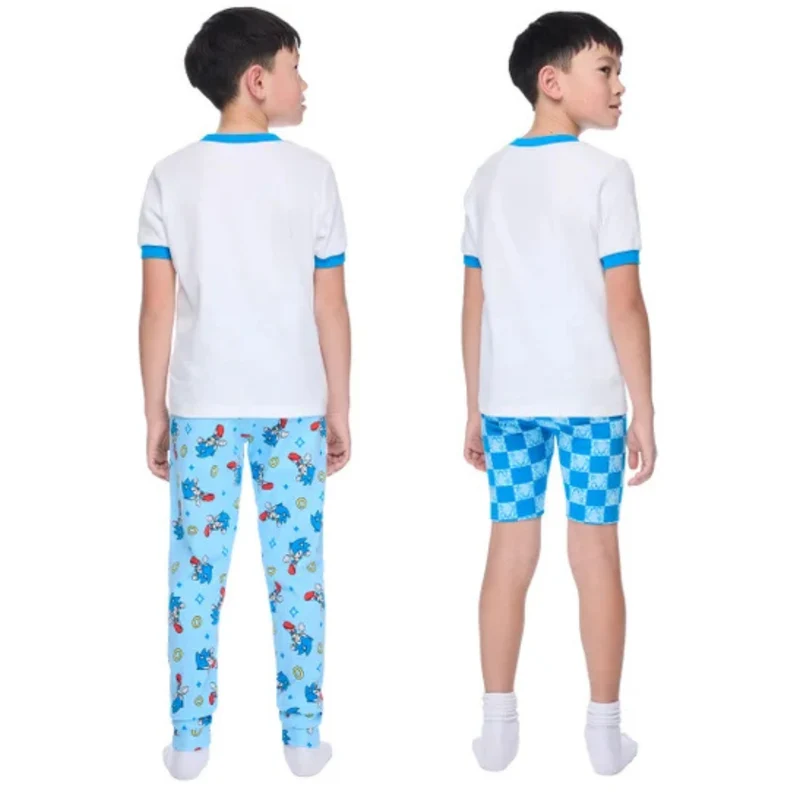 SONIC - Ensemble Pyjama 3 Pièces pour Enfant