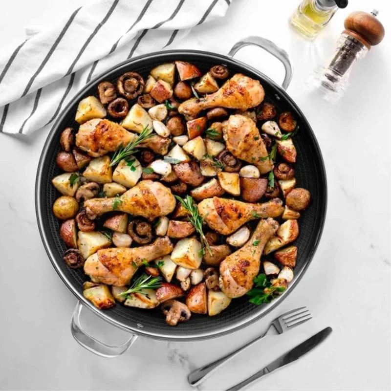 BERGNER - Poêle à Paella Antiadhésive en Céramique de 40 cm