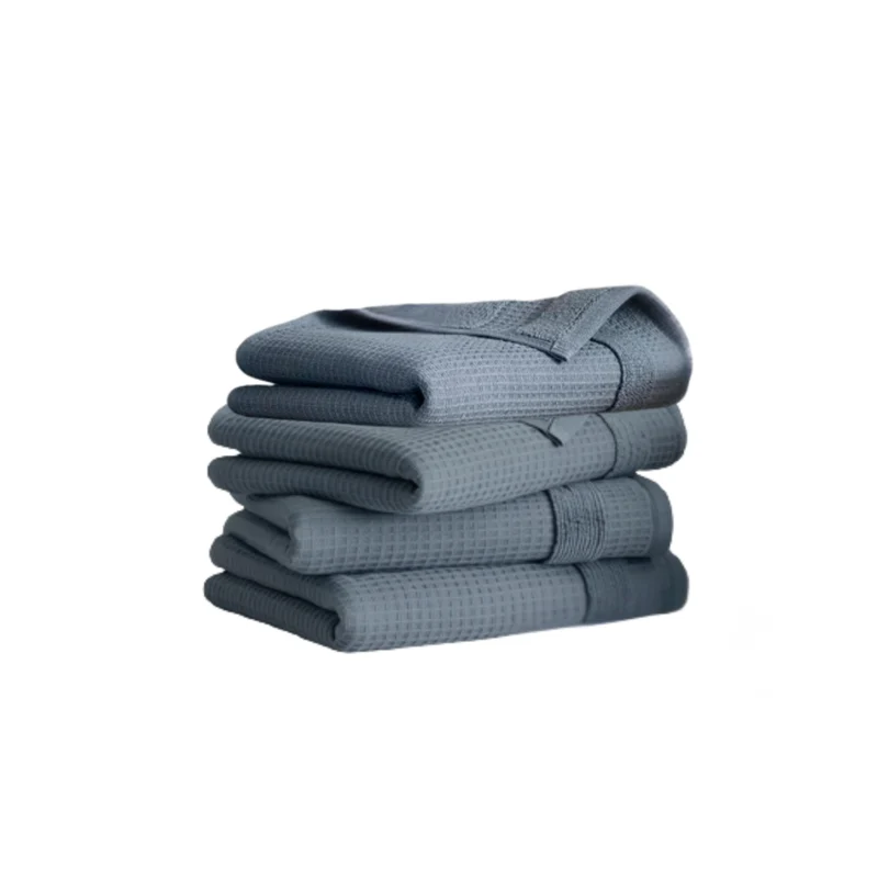 WELHOME - Paquet de 4 Serviettes à Main