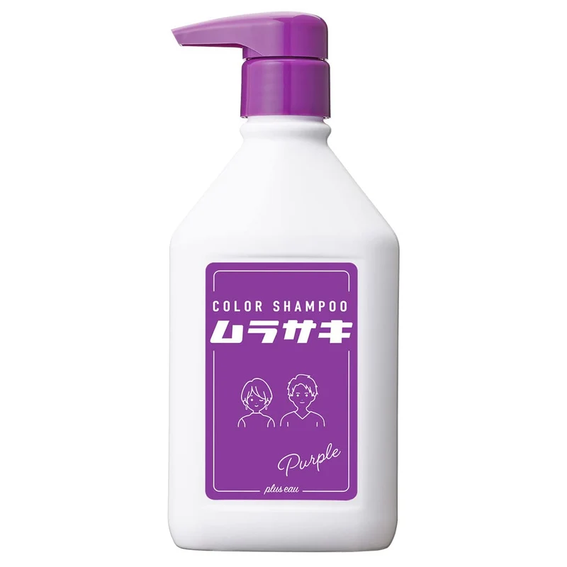 Plus Eau Purple Color Shampoo 280ml for Bleached Hair Fruity Floral Scent