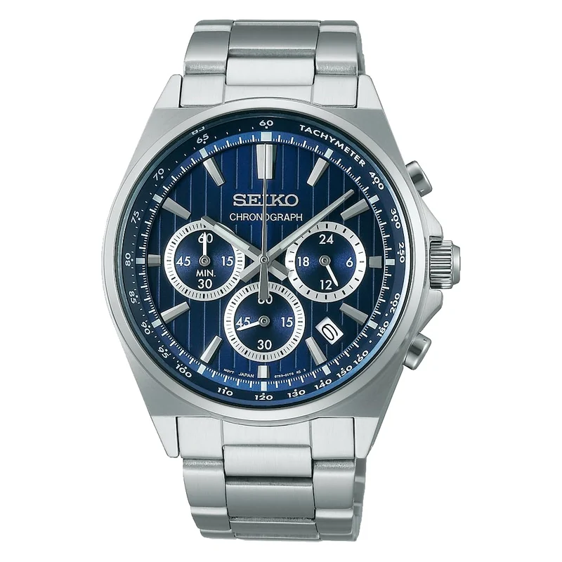 SEIKO Selection S Series Quartz Chronograph Men's Watch SBTR033 Silver