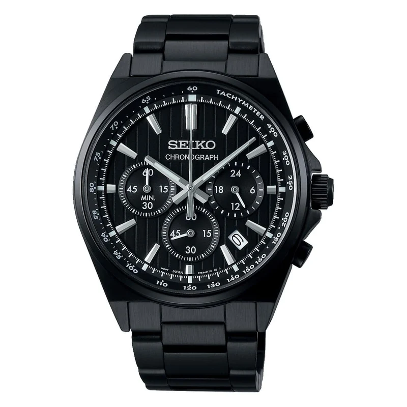 SEIKO Selection S Series Quartz Chronograph Men's Watch SBTR037 Black