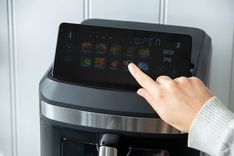 Healthy Choice 13L Dual Zone 2300W Double Stack Air Fryer with Foldable Top Display