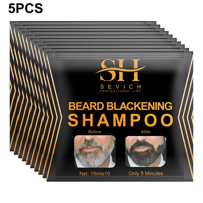 5x Shampoings Colorants pour Barbe