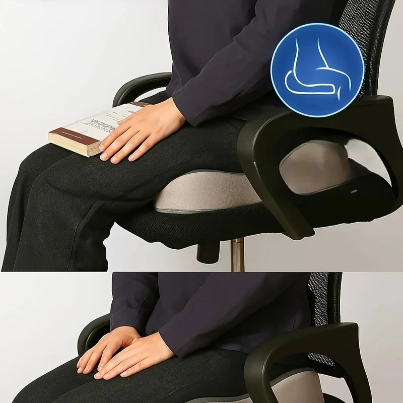 Coussin 3D à Mémoire de Forme – Soulage Dos & Coccyx