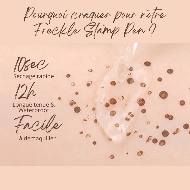 Freckle Stamp Pen - Stylo Taches de Rousseur Naturelles - 4 Teintes