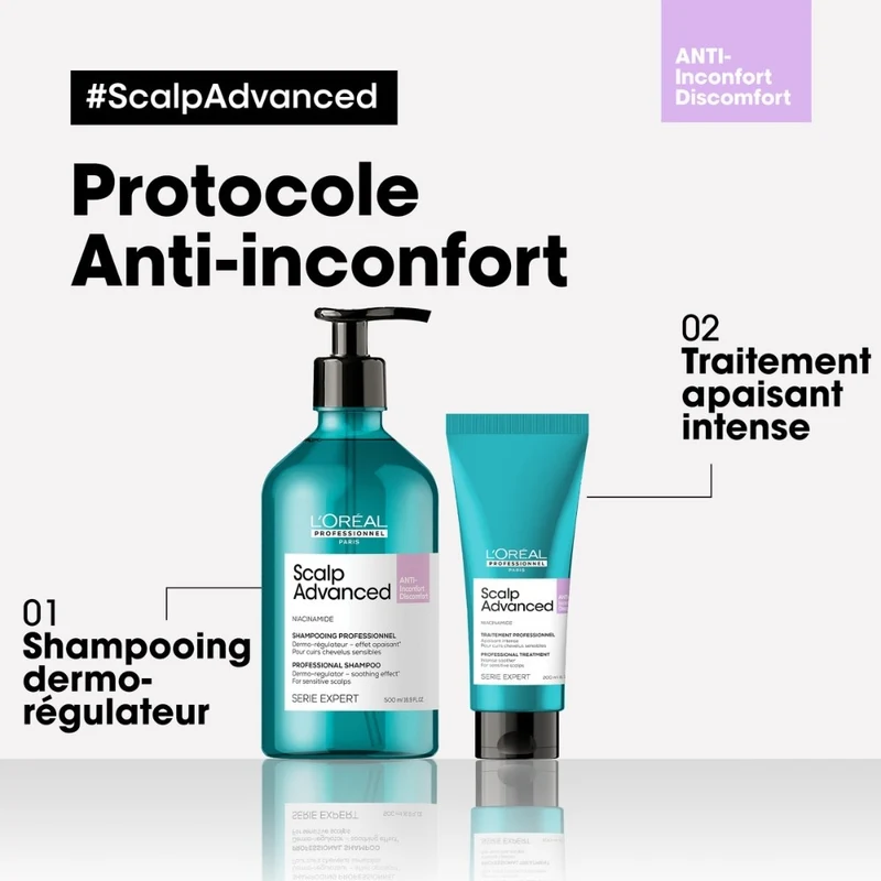 Traitement apaisant intense "Scalp Advanced" (200ml/6.7oz)