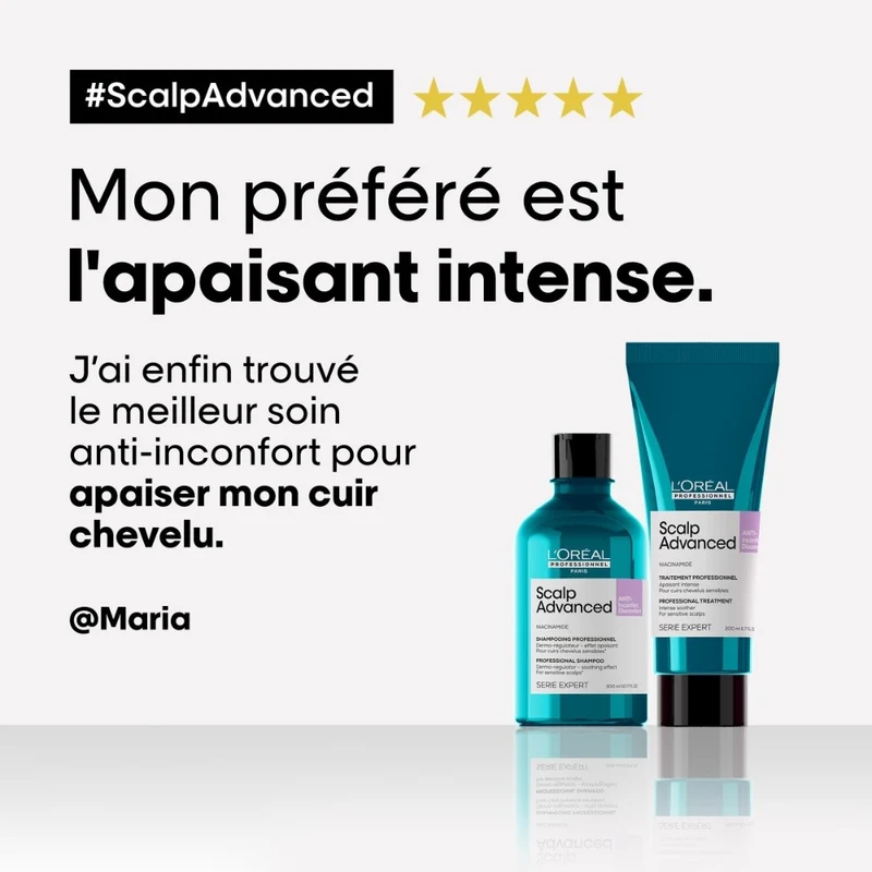 Traitement apaisant intense "Scalp Advanced" (200ml/6.7oz)
