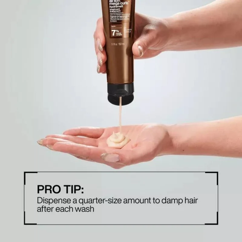 Traitement nourrissant sans rinçage "Hydramelt All Soft Mega Curls " (150ml/5.1oz)